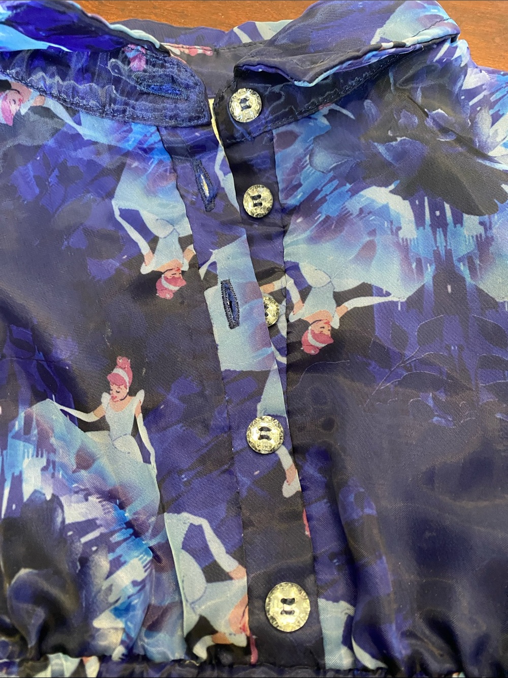 Disney Navy and Blue Floral Tiered Party Dress